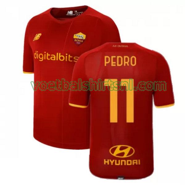 voetbalshirt as roma mannen 2021 2022 thuis pedro 11 rood