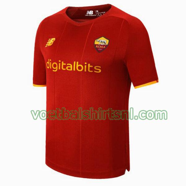 voetbalshirt as roma mannen 2021 2022 thuis rood