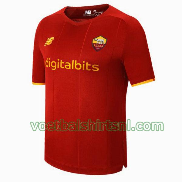 voetbalshirt as roma mannen 2021 2022 thuis thailand rood