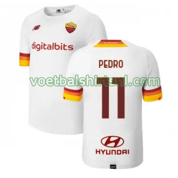 voetbalshirt as roma mannen 2021 2022 uit pedro 11 wit