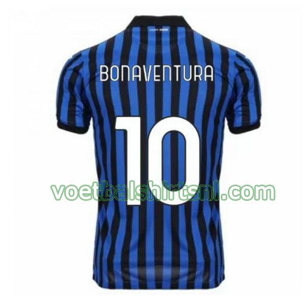 voetbalshirt atalanta mannen 2020-2021 thuis bonaventura 10 blauw