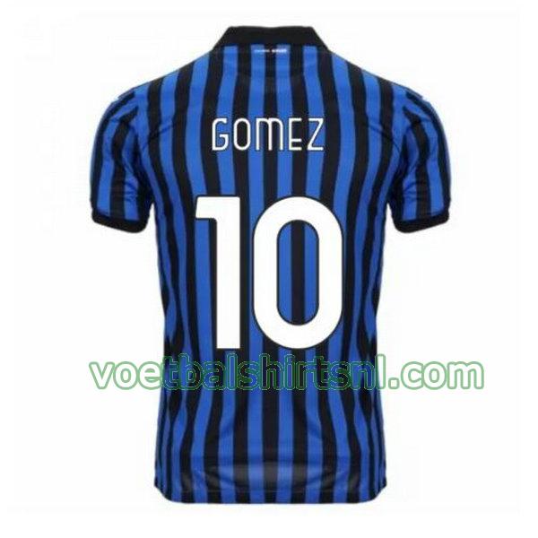 voetbalshirt atalanta mannen 2020-2021 thuis gomez 10 blauw