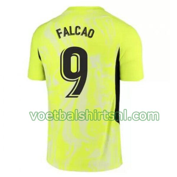 voetbalshirt atletico madrid mannen 2020-2021 3e falcao 9 groen