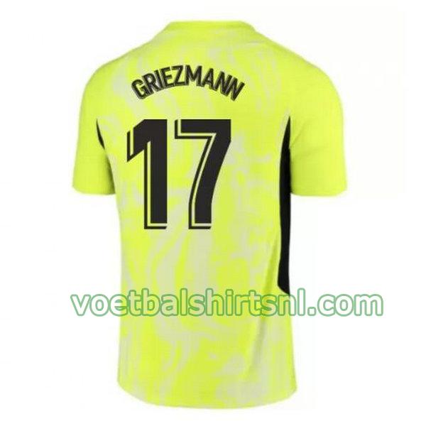 voetbalshirt atletico madrid mannen 2020-2021 3e griezmann 17 groen