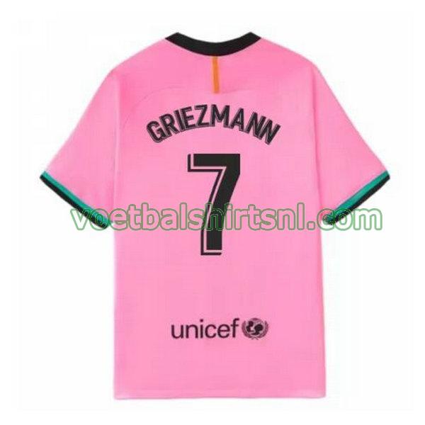 voetbalshirt barcelona mannen 2020-2021 3e griezmann 7 roze