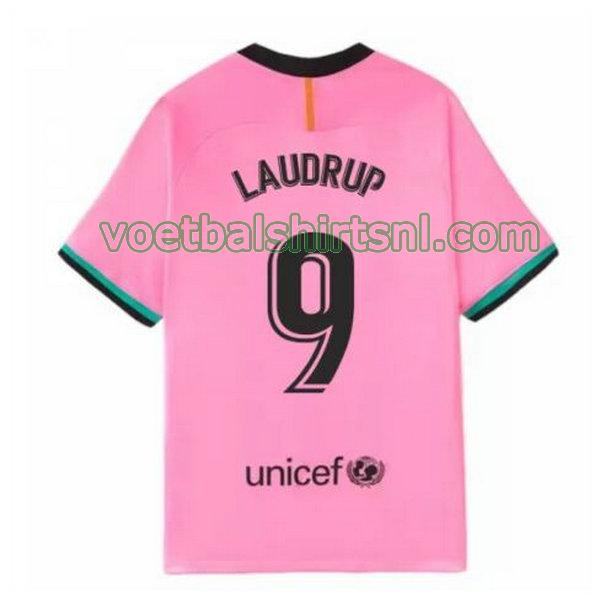 voetbalshirt barcelona mannen 2020-2021 3e laudrup 9 roze