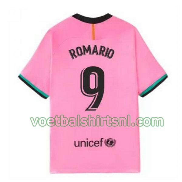 voetbalshirt barcelona mannen 2020-2021 3e romario 9 roze