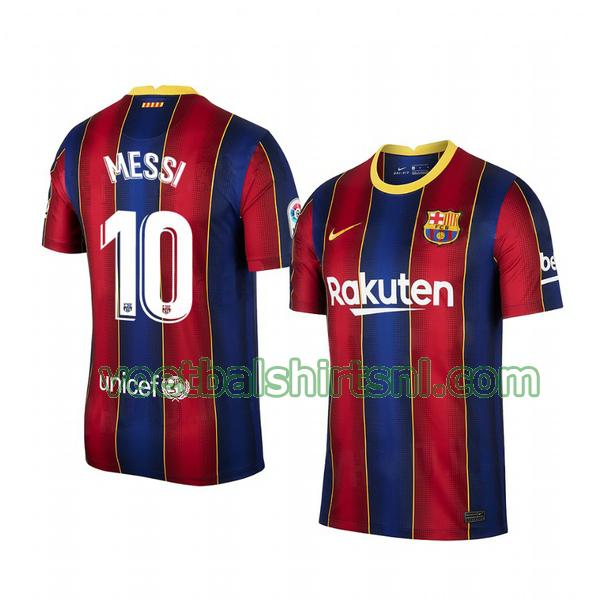 voetbalshirt barcelona mannen 2020-2021 thuis lionel messi 10