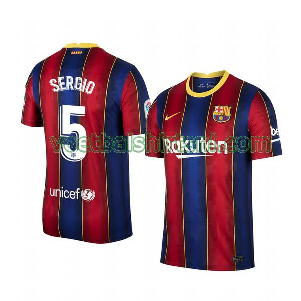 voetbalshirt barcelona mannen 2020-2021 thuis sergio busquets 5