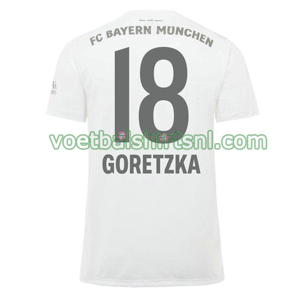voetbalshirt bayern münchen mannen 2019-2020 uit goretzka 18
