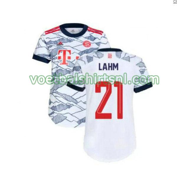 voetbalshirt bayern münchen mannen 2021 2022 3e lahm 21 grijs