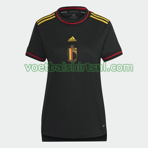 voetbalshirt belgië dames euro 2022 thuis zwart