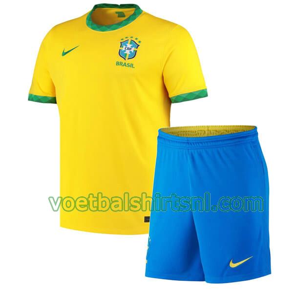 voetbalshirt brazilië kinderen 2020 thuis geel