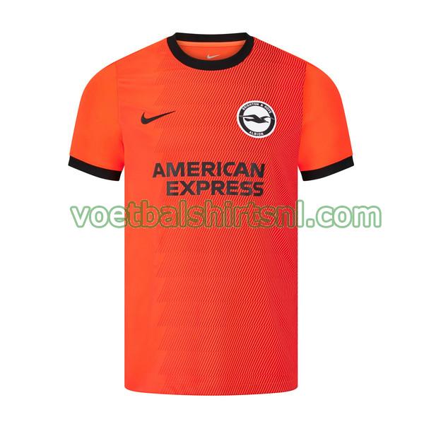 voetbalshirt brighton mannen 2022 2023 uit thailand oranje
