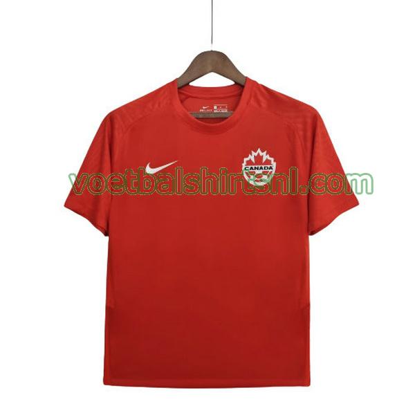 voetbalshirt canada mannen 2022 thuis rood