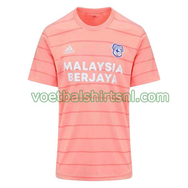 voetbalshirt cardiff city mannen 2021 2022 uit thailand roze