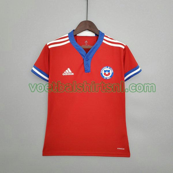 voetbalshirt chili dames 2021 2022 thuis rood