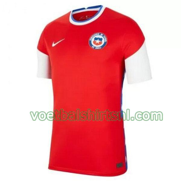 voetbalshirt chili mannen 2020-2021 thuis thailand rood