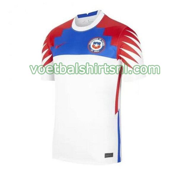 voetbalshirt chili mannen 2020-2021 uit thailand wit