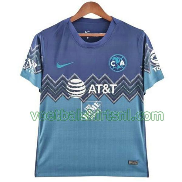 voetbalshirt club america mannen 2022 2023 3e thailand blauw