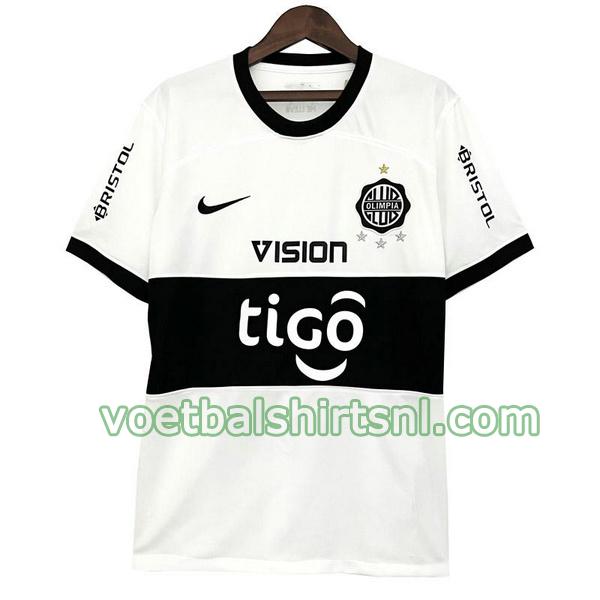 voetbalshirt club olympia mannen 2023 2024 thuis thailand wit