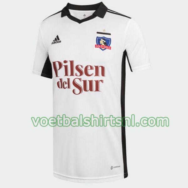 voetbalshirt colo-colo mannen 2022 2023 thuis thailand wit