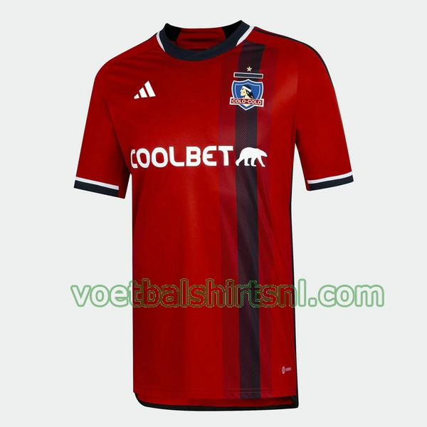 voetbalshirt colo-colo mannen 2023 uit thailand rood
