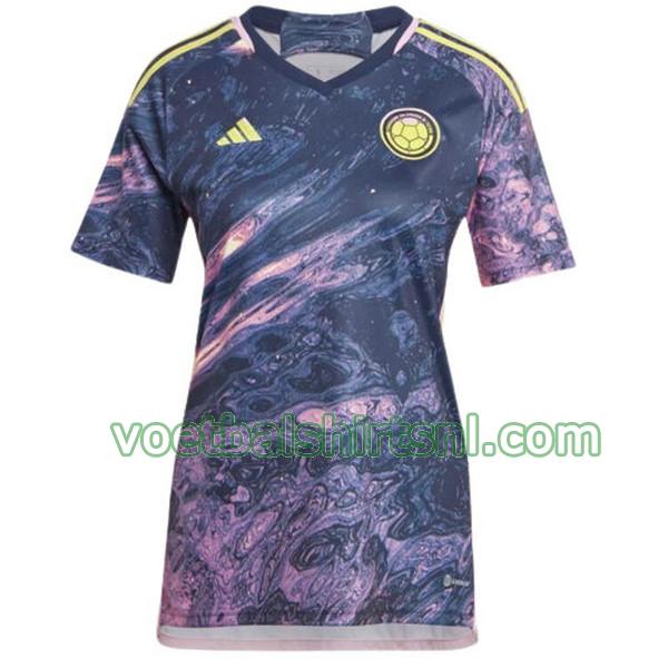 voetbalshirt colombia dames 2023 uit purple