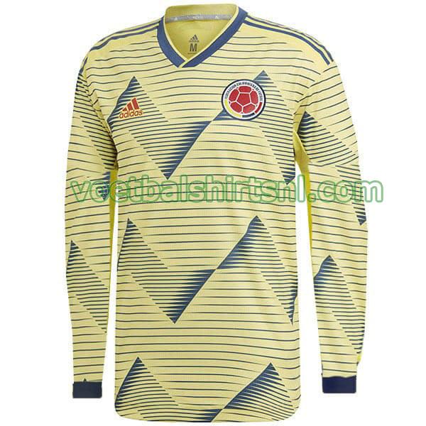 voetbalshirt colombia mannen 2019 thuis lange mouw