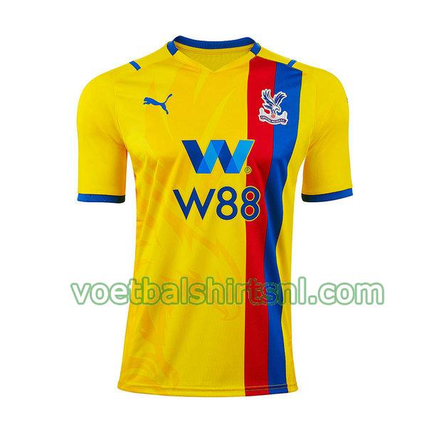 voetbalshirt crystal palace mannen 2021 2022 thuis thailand geel