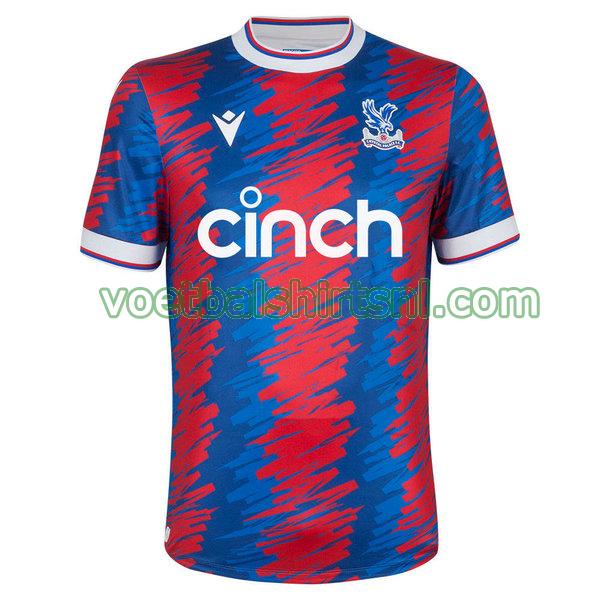 voetbalshirt crystal palace mannen 2022 2023 thuis thailand blauw rood