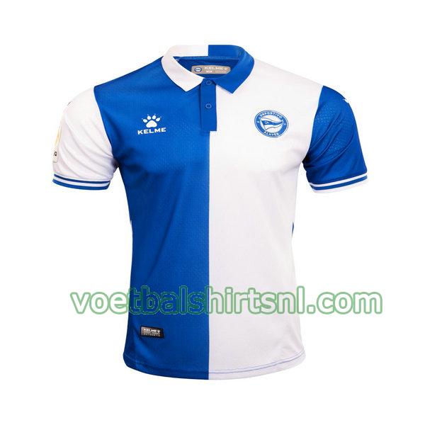 voetbalshirt deportivo alaves mannen 2021 2022 thuis thailand blauw wit