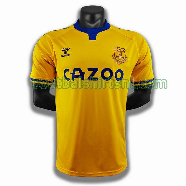 voetbalshirt everton mannen 2020-2021 uit player geel