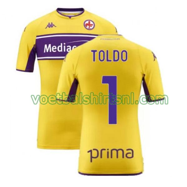 voetbalshirt fiorentina mannen 2021 2022 3e toldo 1 geel