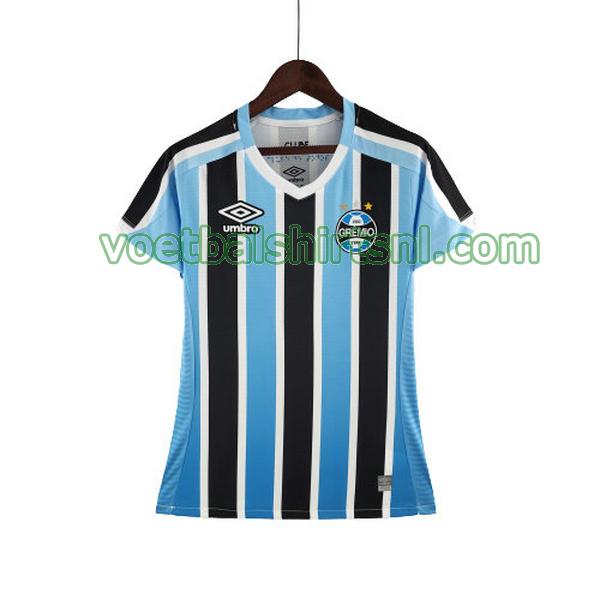 voetbalshirt gremio dames 2022 2023 thuis blauw zwart