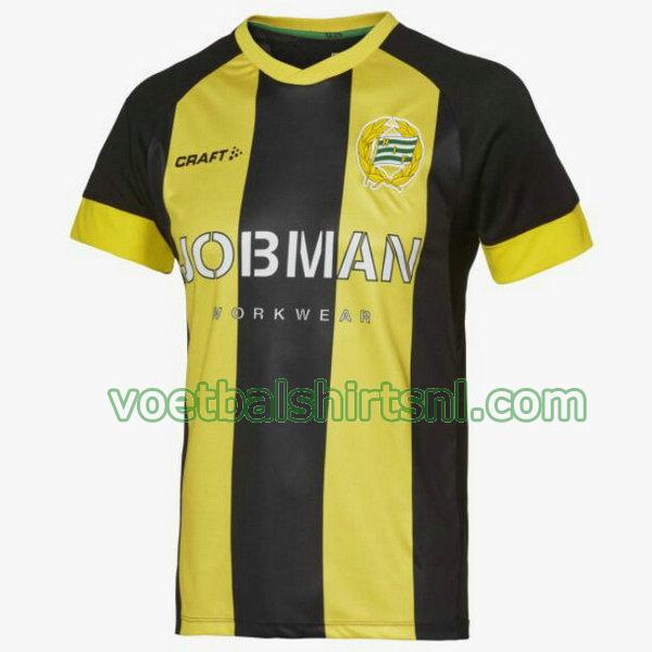 voetbalshirt hammarby mannen 2021 2022 uit thailand geel zwart