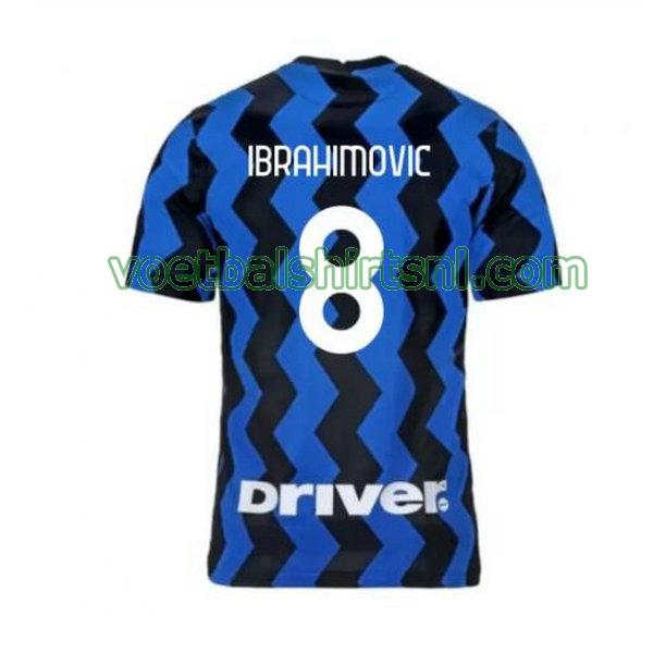 voetbalshirt inter milan mannen 2020-2021 thuis ibrahimovic 8