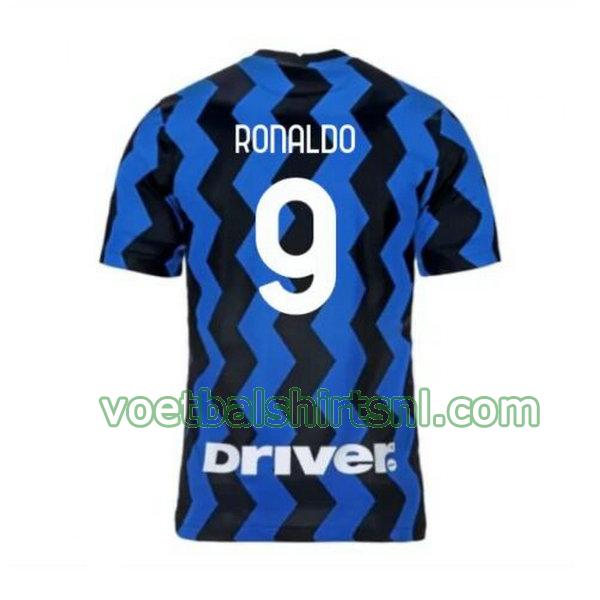 voetbalshirt inter milan mannen 2020-2021 thuis ronaldo 9