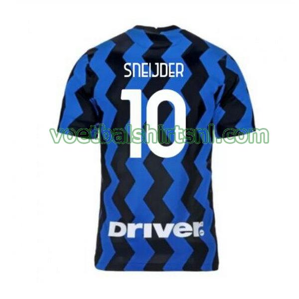 voetbalshirt inter milan mannen 2020-2021 thuis sneijder 10
