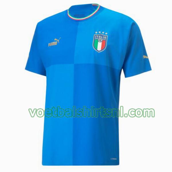 voetbalshirt italië mannen 2022 thuis blauw