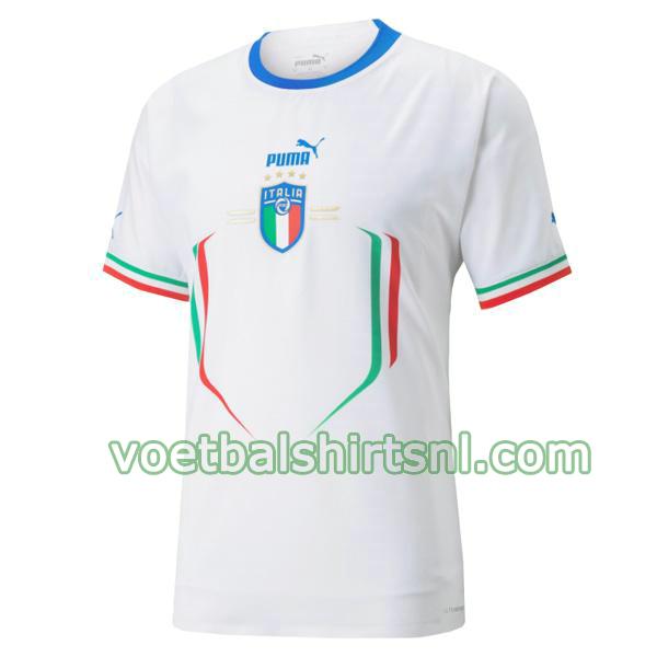 voetbalshirt italië mannen 2022 uit wit