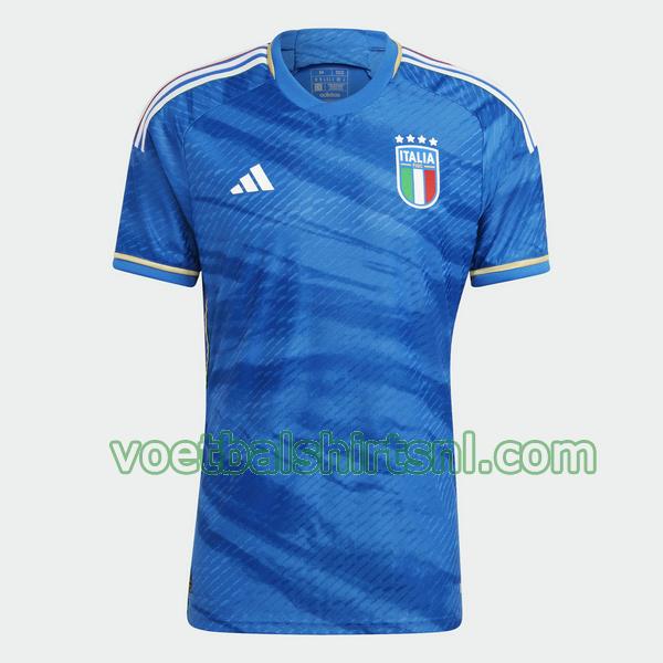 voetbalshirt italië mannen 2023 thuis thailand blauw