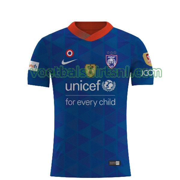 voetbalshirt johor darul takzim mannen 2021 2022 thuis thailand blauw