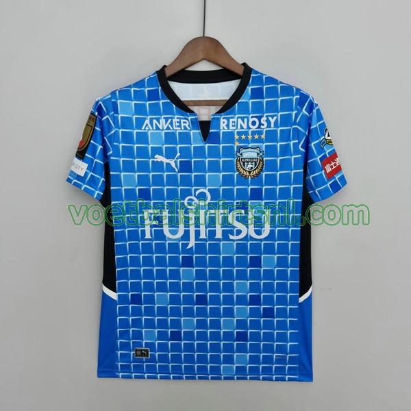 voetbalshirt kawasaki frontale mannen 2022 2023 thuis thailand blauw