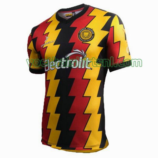 voetbalshirt leones negros mannen 2022 2023 thuis thailand rood geel zwart