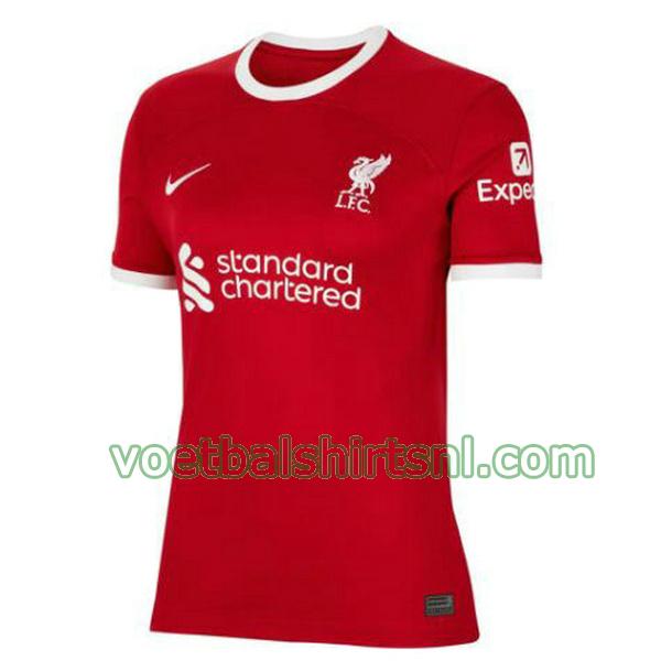 voetbalshirt liverpool dames 2023 2024 thuis rood