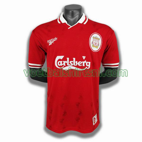 voetbalshirt liverpool mannen 1996 thuis player rood