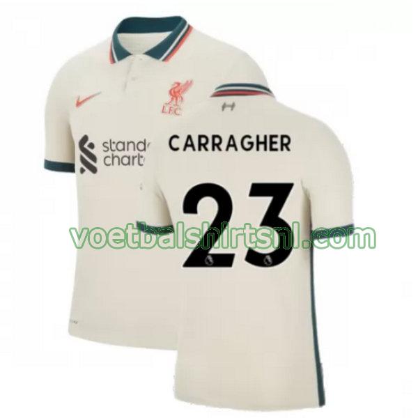 voetbalshirt liverpool mannen 2021 2022 uit carragher 23 geel