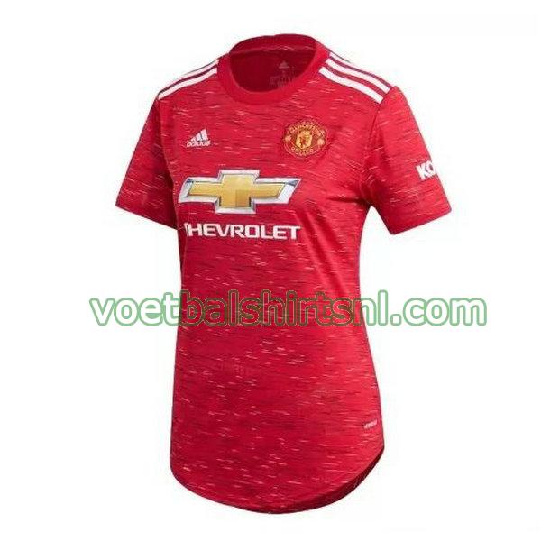 voetbalshirt manchester united dames 2020-2021 thuis