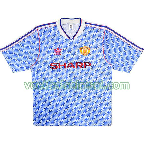 voetbalshirt manchester united mannen 1990 1992 uit
